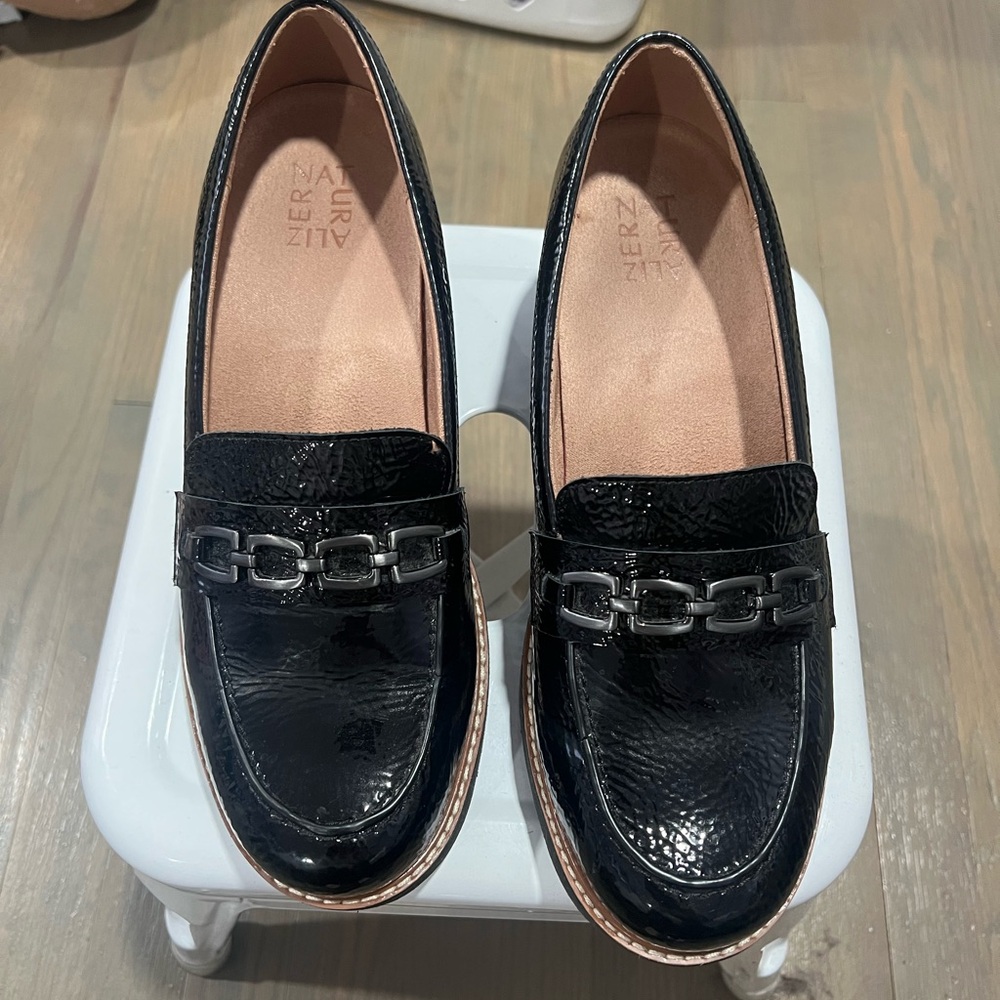Black Patent Leather Loafers Naturalizer